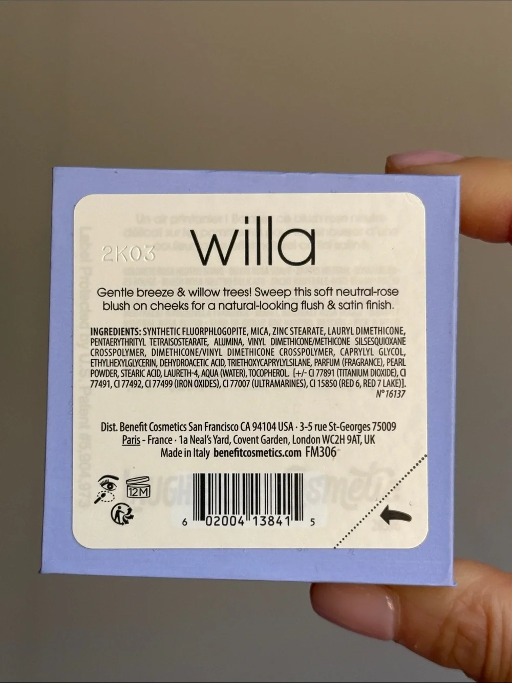 Benefit Willa Blush